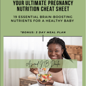 FREE Ultimate Pregnancy Nutrition Cheat Sheet